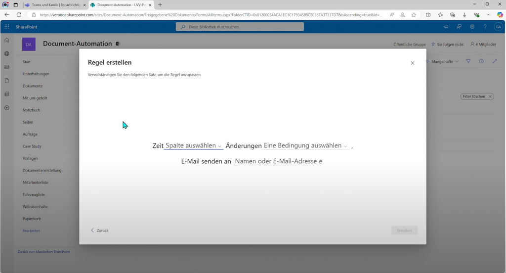 SharePoint-Regeln
