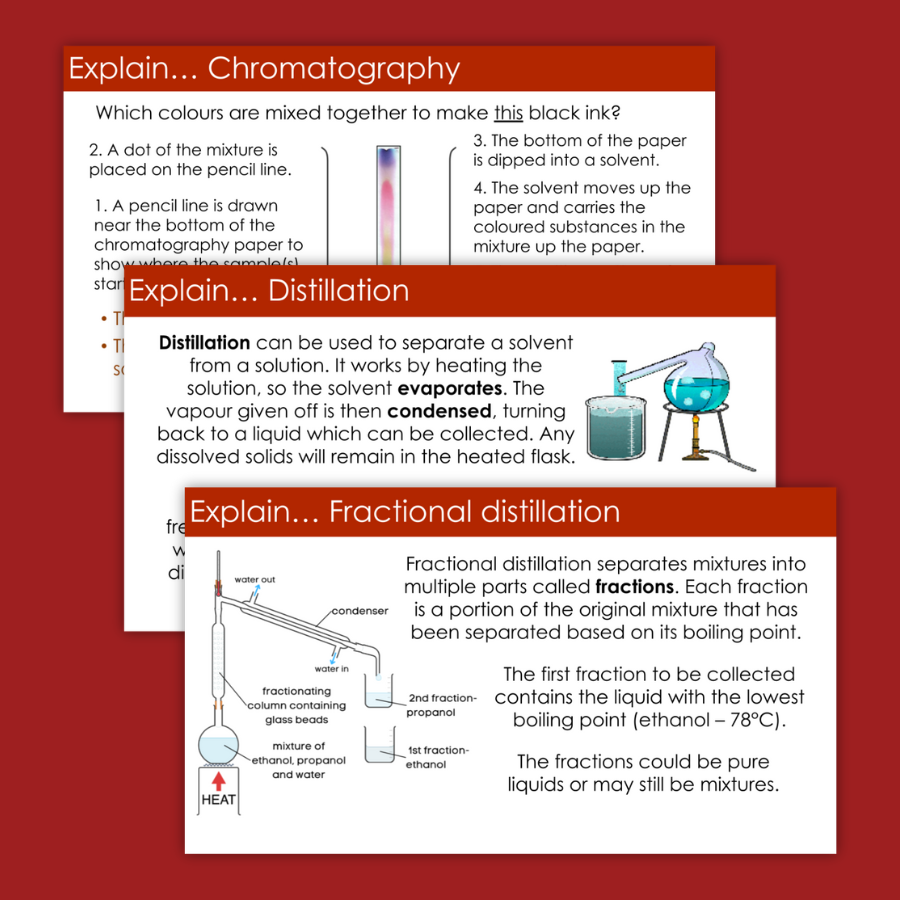 Thumbnail: Separating mixtures 2 Distillation and chromatography
