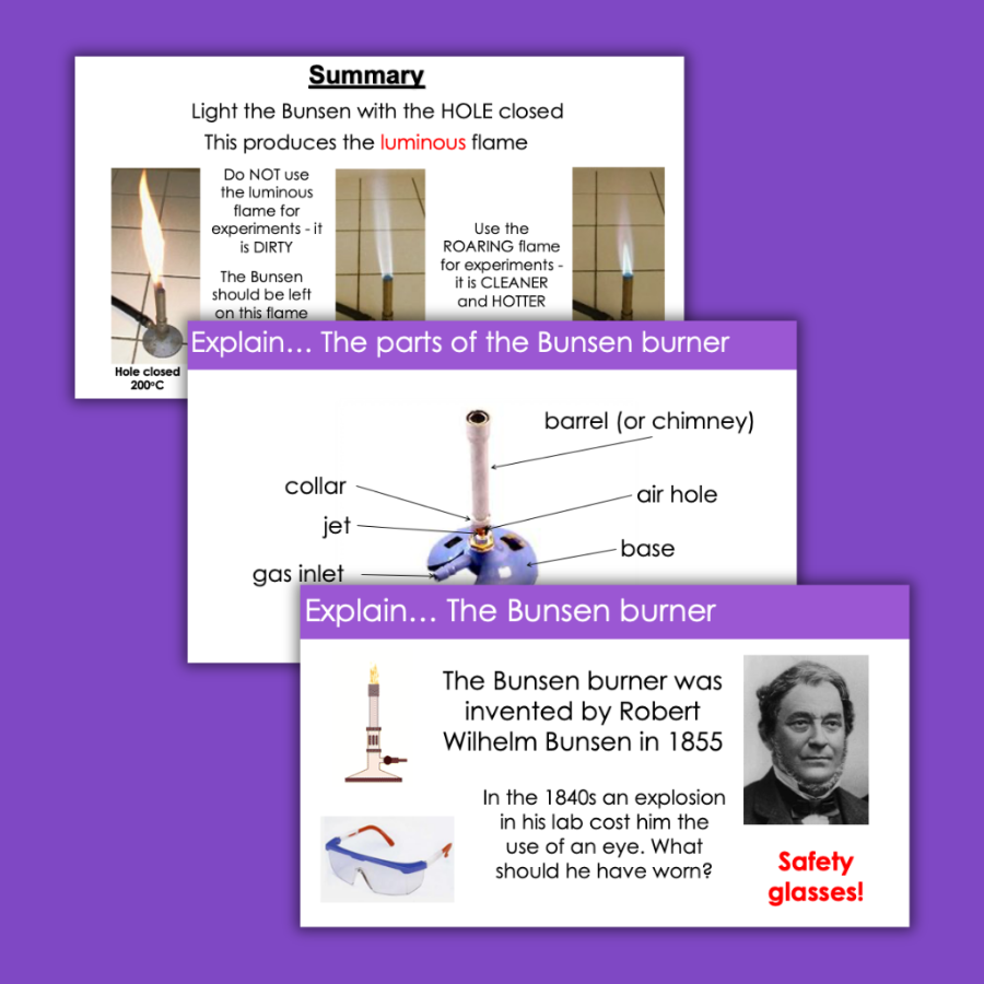 Thumbnail: The Bunsen burner