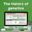 Thumbnail: The history of genetics