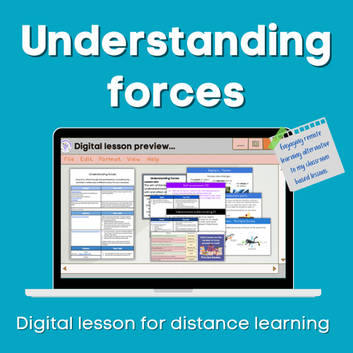 Understanding forces Distance learning | Cmgs Science Lessons