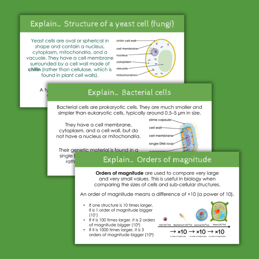 Thumbnail: Eukaryotic and prokaryotic cells Distance learning