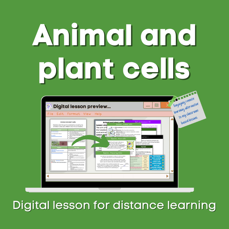 Animal and plant cells Distance learning