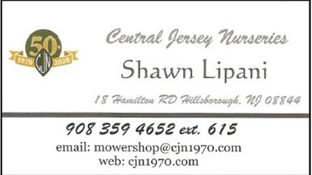 Central Jersey Nurseries, Shawn Lipani contact information