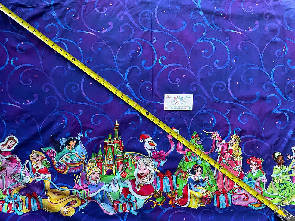 Holiday Princess Cheer Border