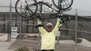 Un Final Temporal Para Una Gran Aventura Ciclismo - U.S. 360 Day 44 from San Diego CA to U.S./Mexico