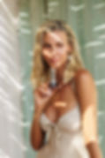 Elegant female model with radiant skin showcasing Zartaux beauty line