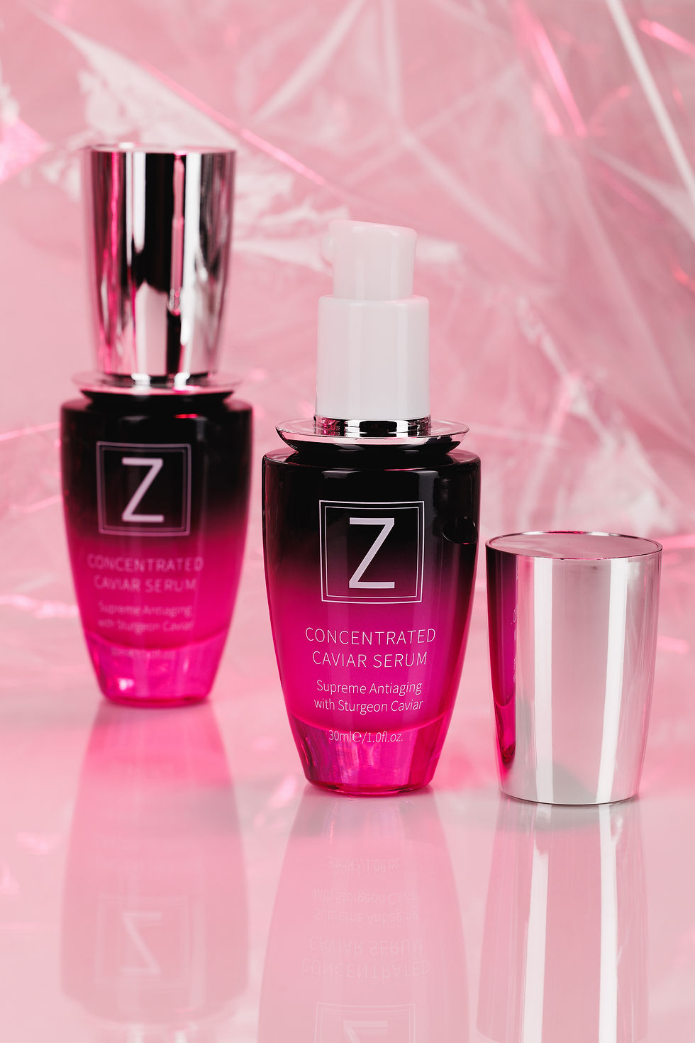 Thumbnail: Zartaux Concentrated Caviar Serum bottles