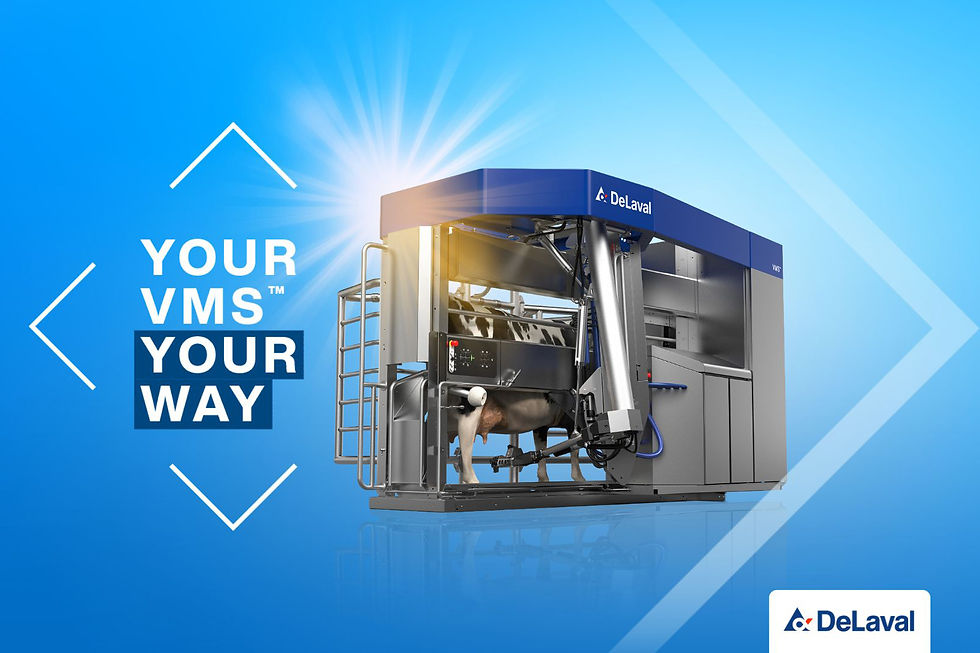DeLaval VMS V300 ile 27 saniye ila 40 saniye daha hızlı sağım imkanı