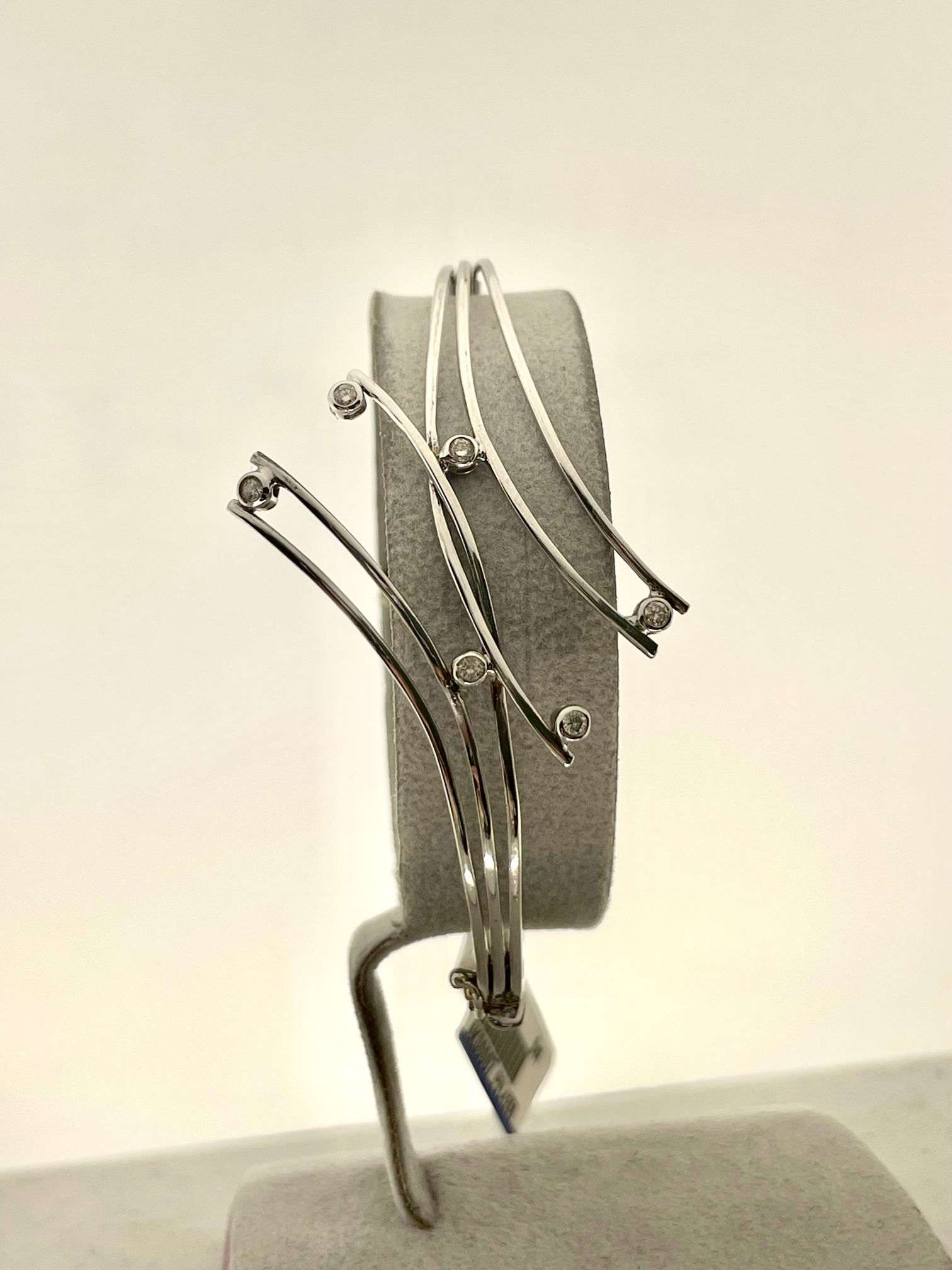 Branch diamond bracelet