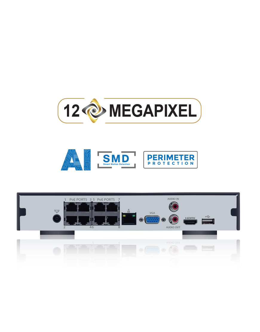 Thumbnail: SPRO IP CCTV system with 8 x UHD 4k cameras