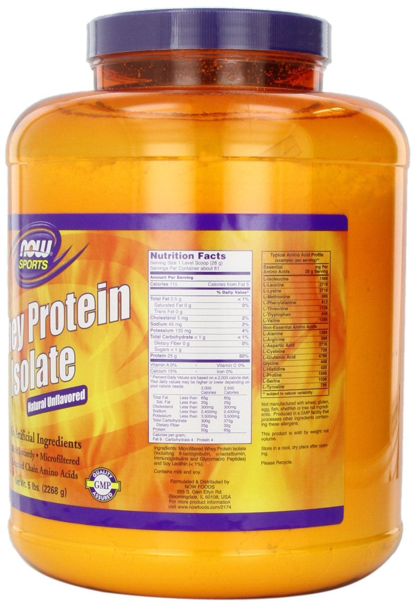 Thumbnail: Natural Unflavored Whey Protein Isolate, 5-Pound