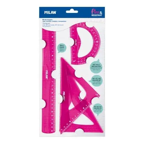 Thumbnail: Milan - Flexible And Resistant Acid Rulers Kit