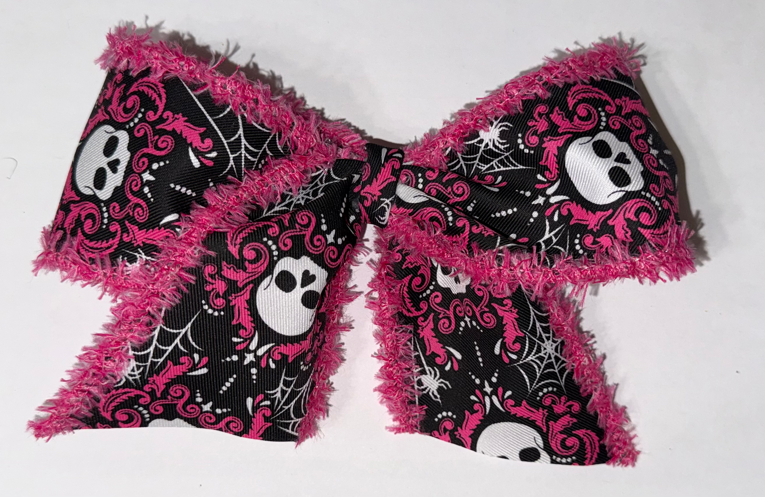 Fuzzy Pink with Skull