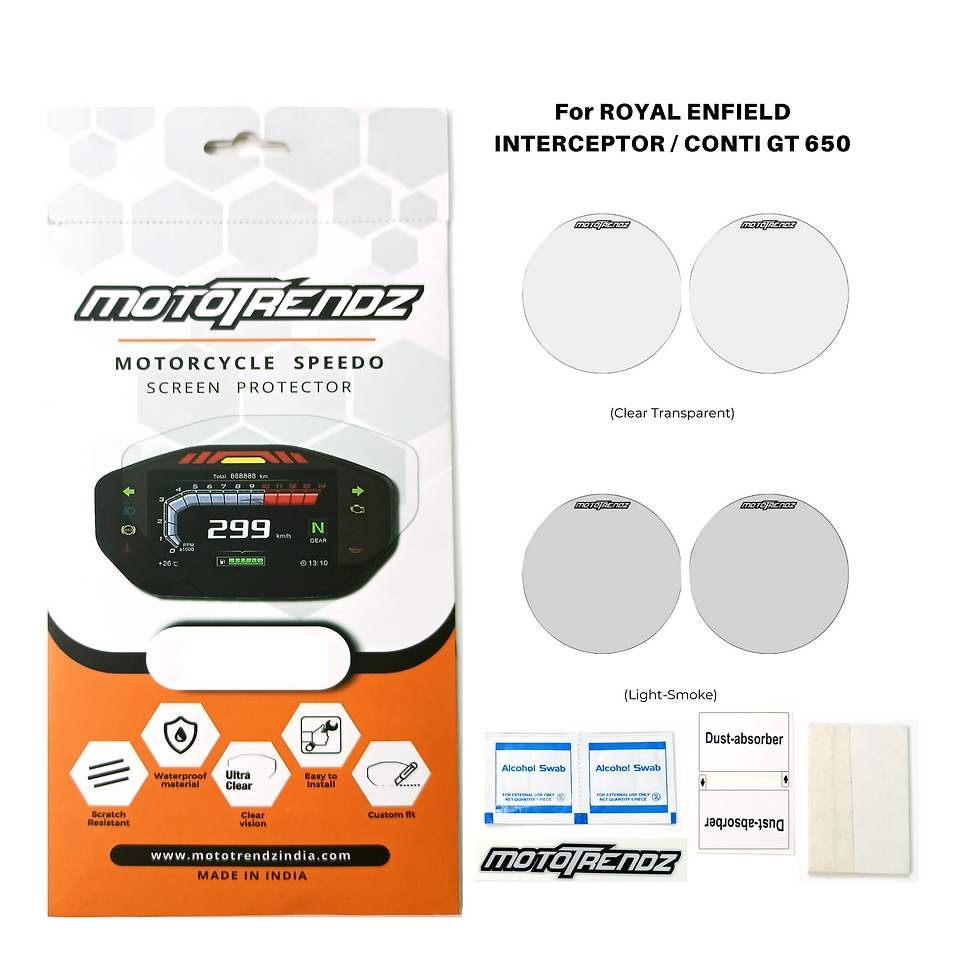 Thumbnail: MotoTrendz Thermoplastic Speedometer Protector (Royal Enfield)