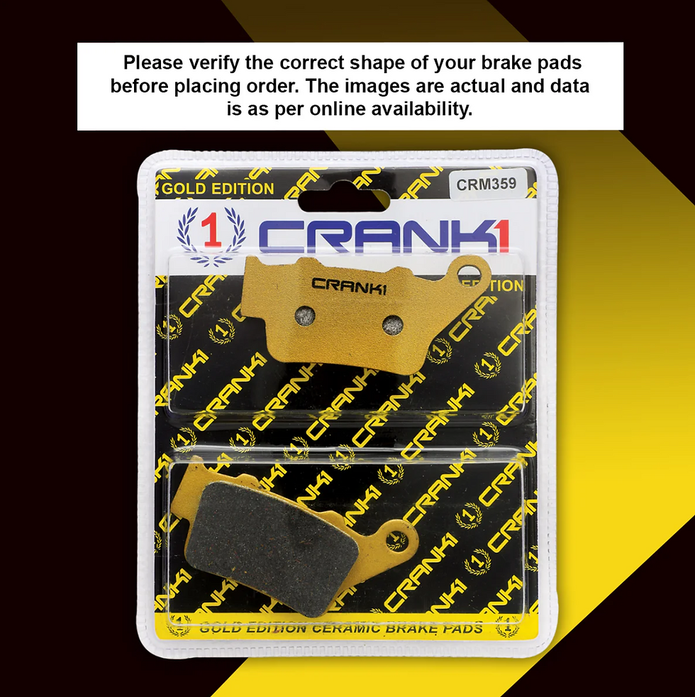 Thumbnail: CRANK1 Ceramic Brake Pads - Bajaj Pulsar 220F