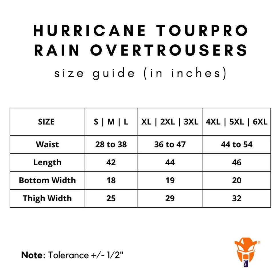 Thumbnail: Mototech Hurricane Tourpro Rain Trouser