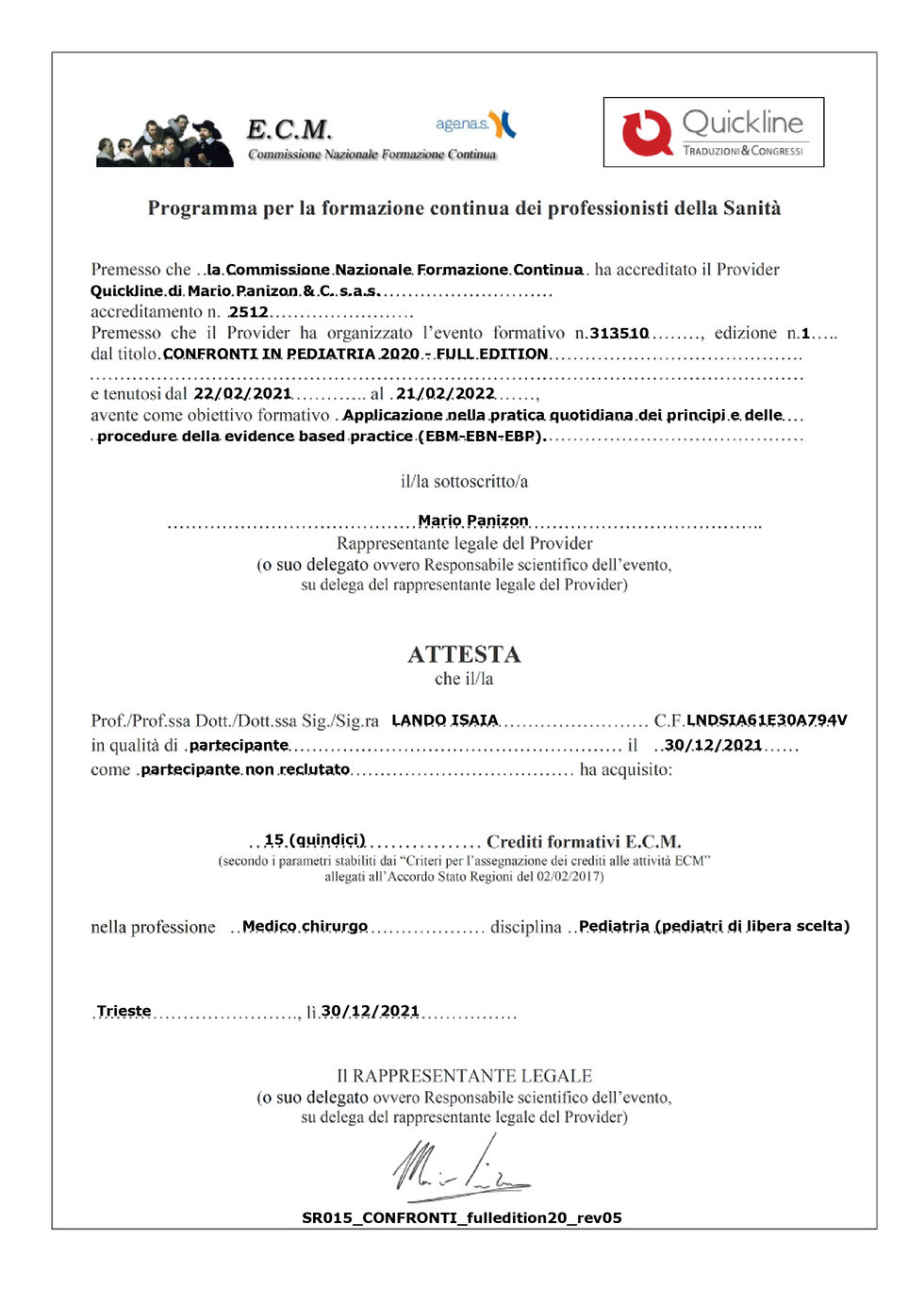 2021 04 ECM Confronti in Pediatria Trieste 2021