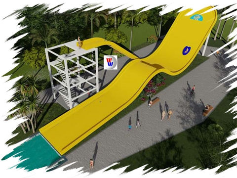 Rampa aquática boomerang 