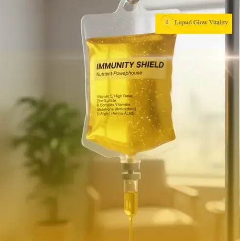 Clinical IV drip bags prepared for immune support, highlighting how IV therapy may answer: Can an IV Drip support recovery during cold and flu season?