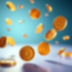 create a set of indian coins floating in teh air.jpg