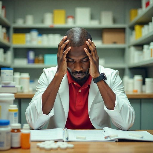 Stressed Pharmacist