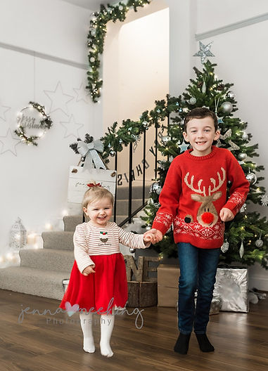 christmas mini children baby photoshoot