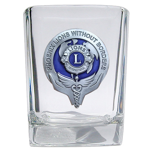 Shot Glass, Heritage, Pewter, Lions