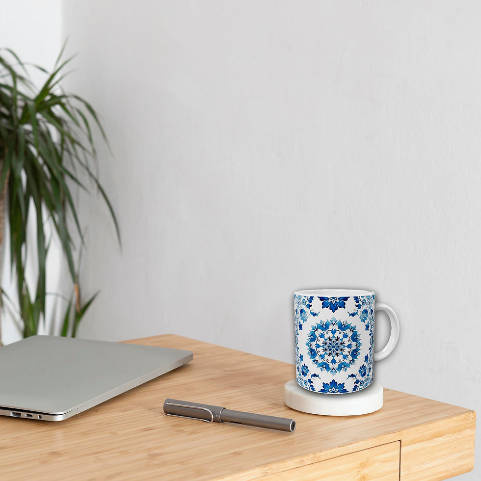 Thumbnail: Eslimi Persian Art 11oz Mug | White Color