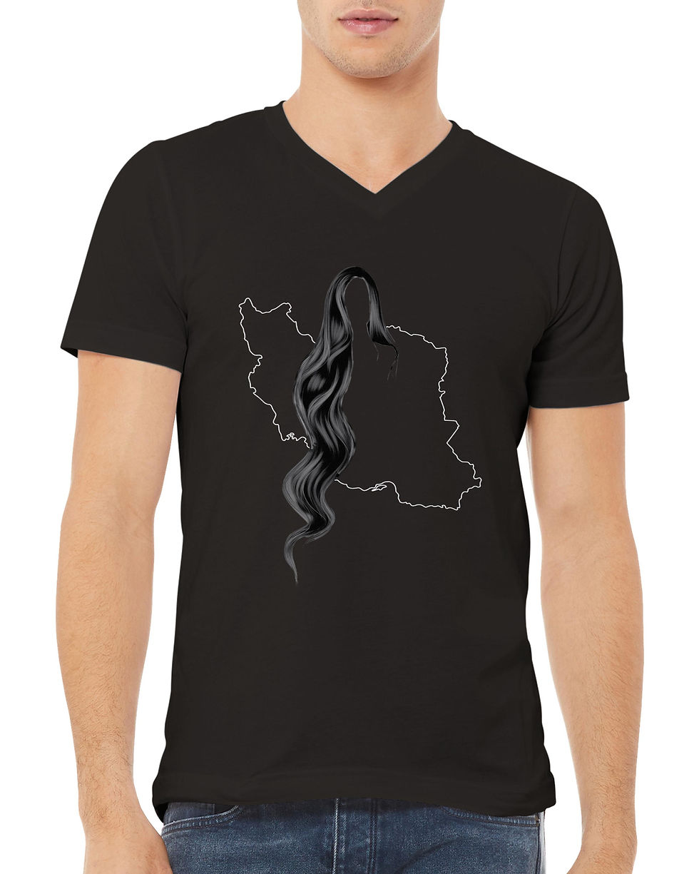 Thumbnail: Women Iran Freedom | Premium Unisex V-Neck T-shirt