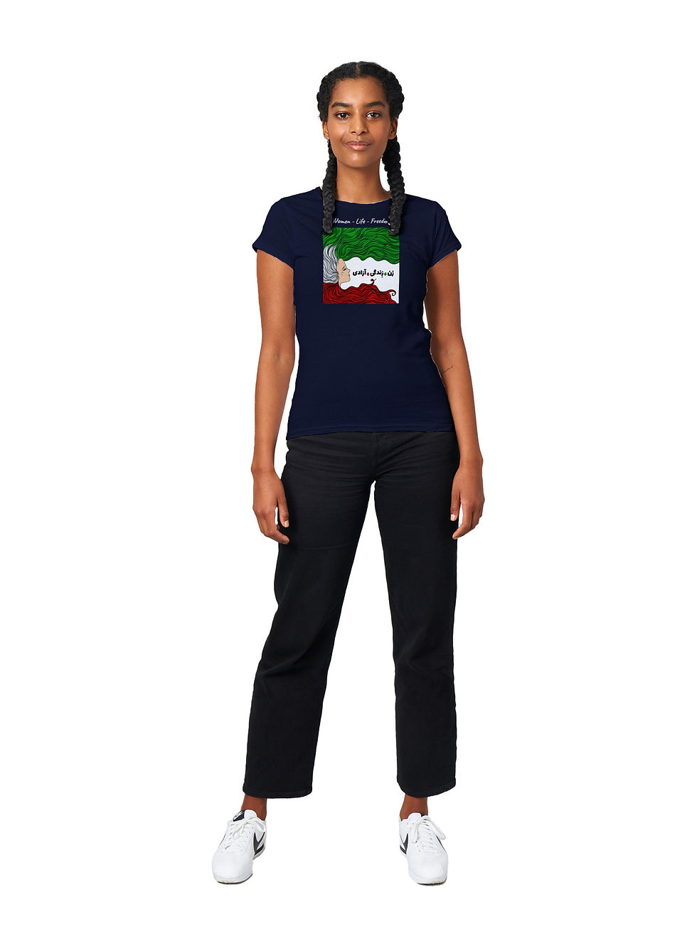 Thumbnail: Women Life Freedom | Classic Womens Crewneck T-shirt
