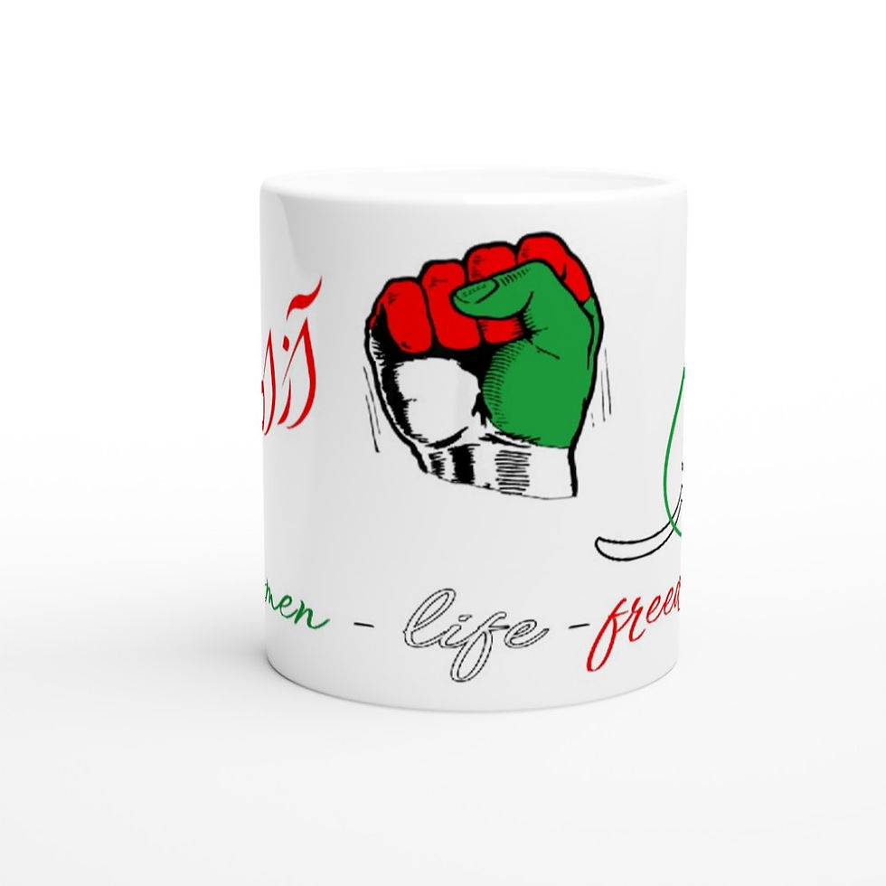 Thumbnail: Women Life Freedom | White 11oz Ceramic Mug
