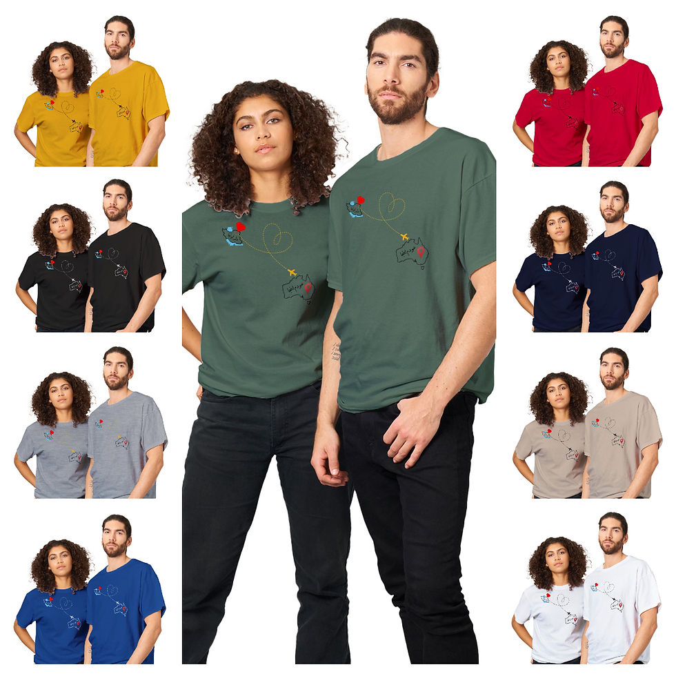 Thumbnail: Homesick Persian/Aussie | Heavyweight Unisex Crewneck T-shirt