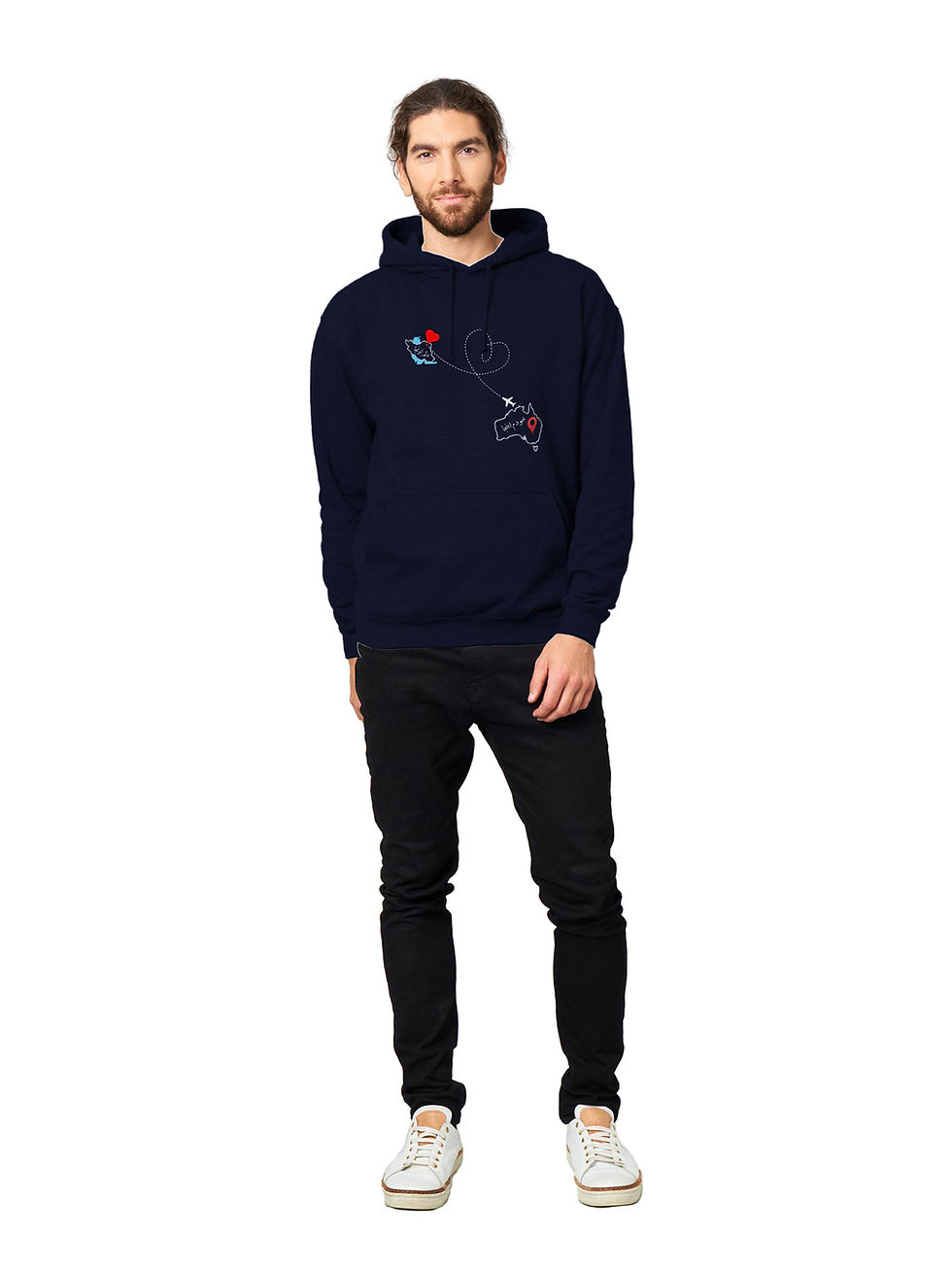 Thumbnail: Homesick Persian/Aussie | Premium Unisex Pullover Hoodie