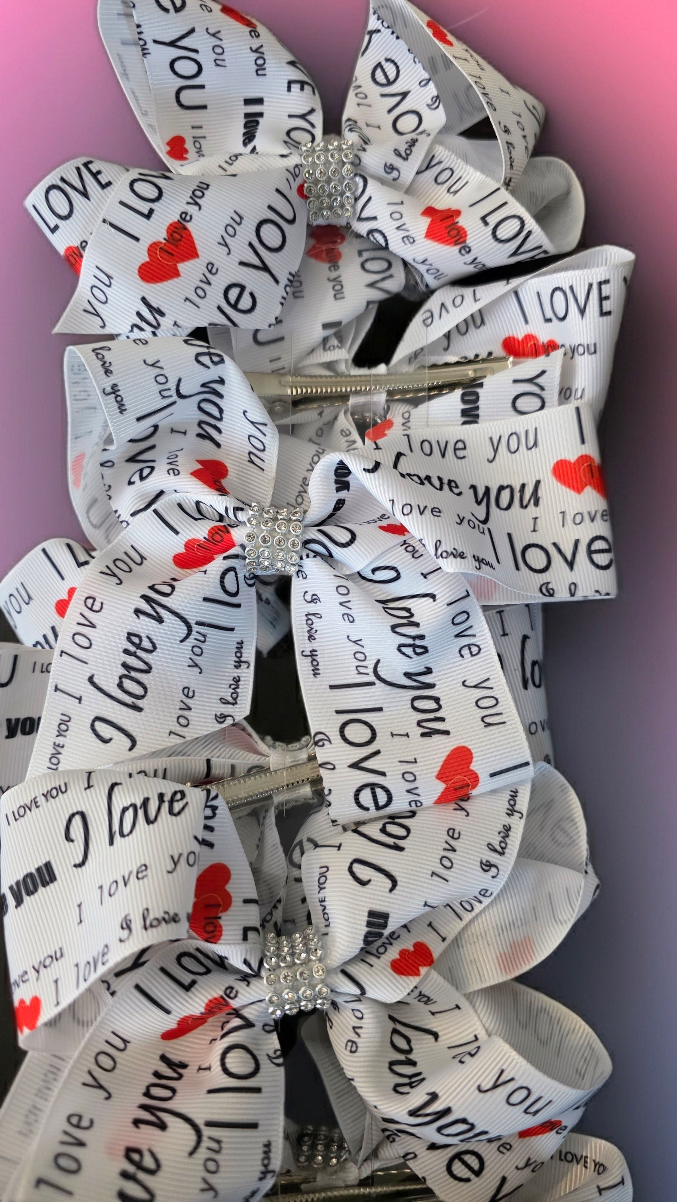 Valentines Day Hairbows - 2