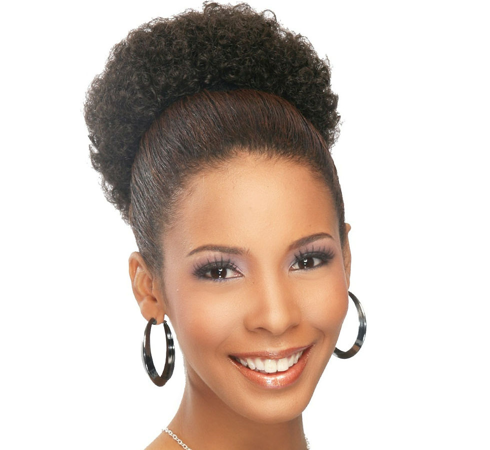 Thumbnail: Ponytail - Destiny Beauty Elements Afro Puff (Large) Drawstring