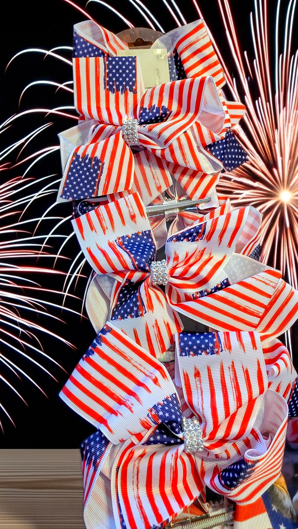 Thumbnail: Patriotic Hair Bows