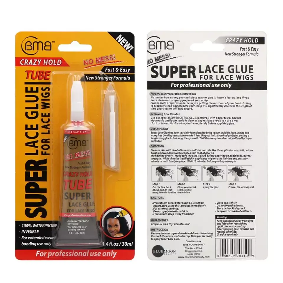 Thumbnail: BMB Crazy Hold Super Lace Wig Glue Tube 1 oz