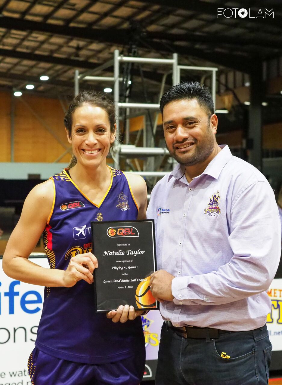 Natalie Taylor 50 QBL Games