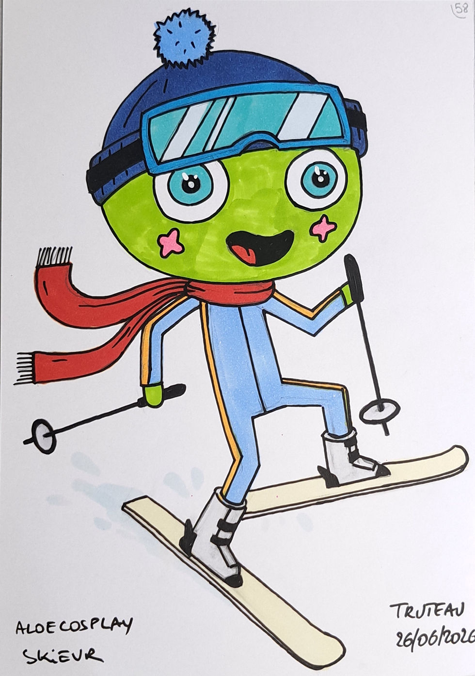 Dessin original Aloe Cosplay
