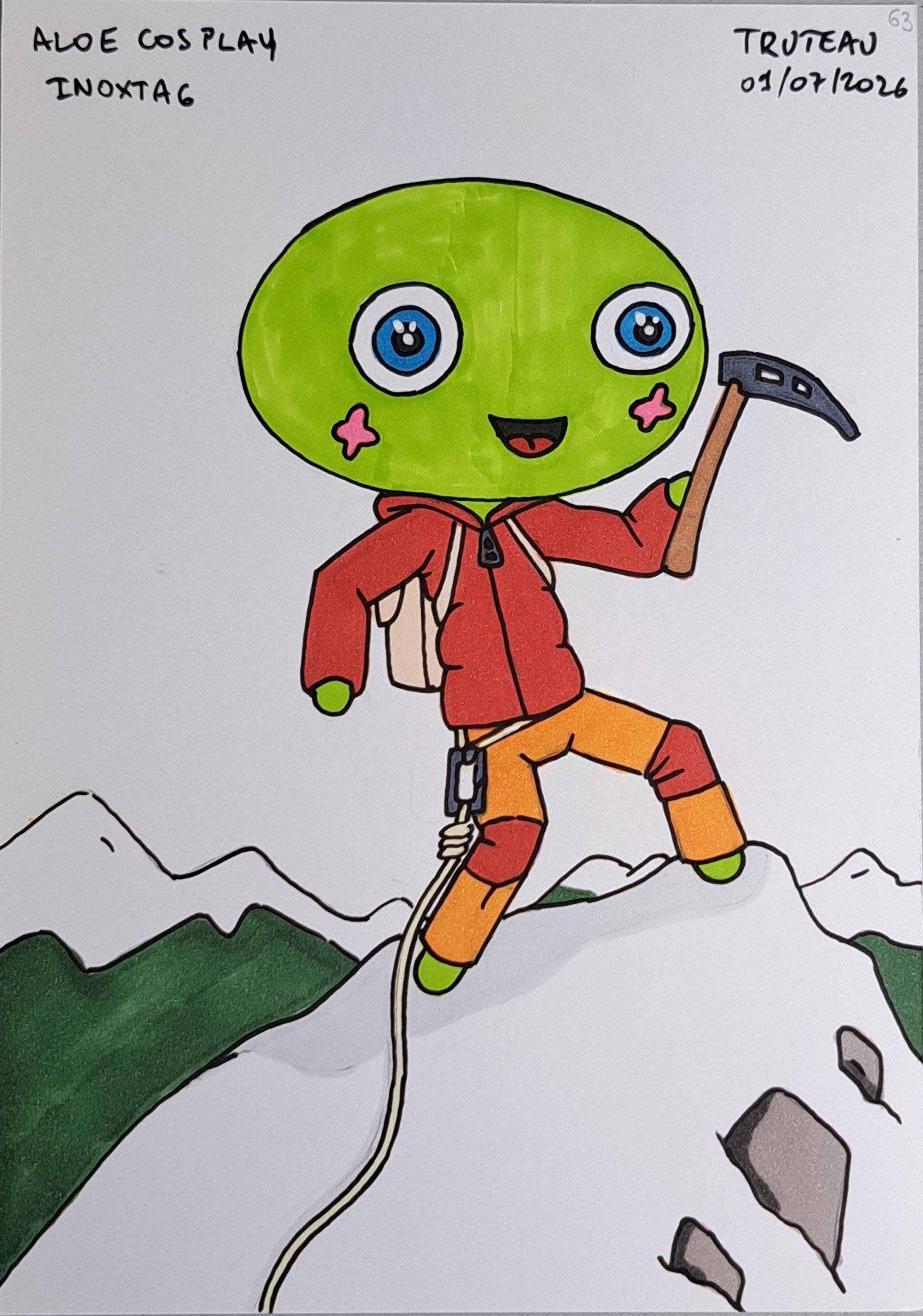 Dessin original Aloe Cosplay