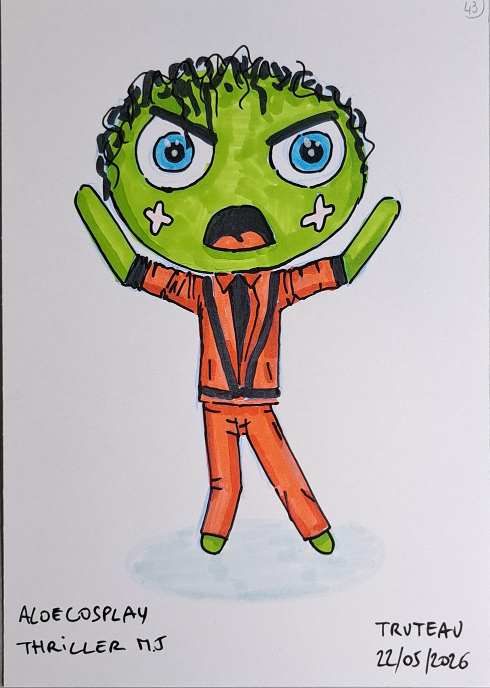 Dessin original Aloe Cosplay