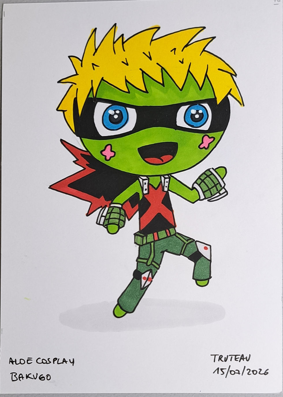 Dessin original Aloe Cosplay