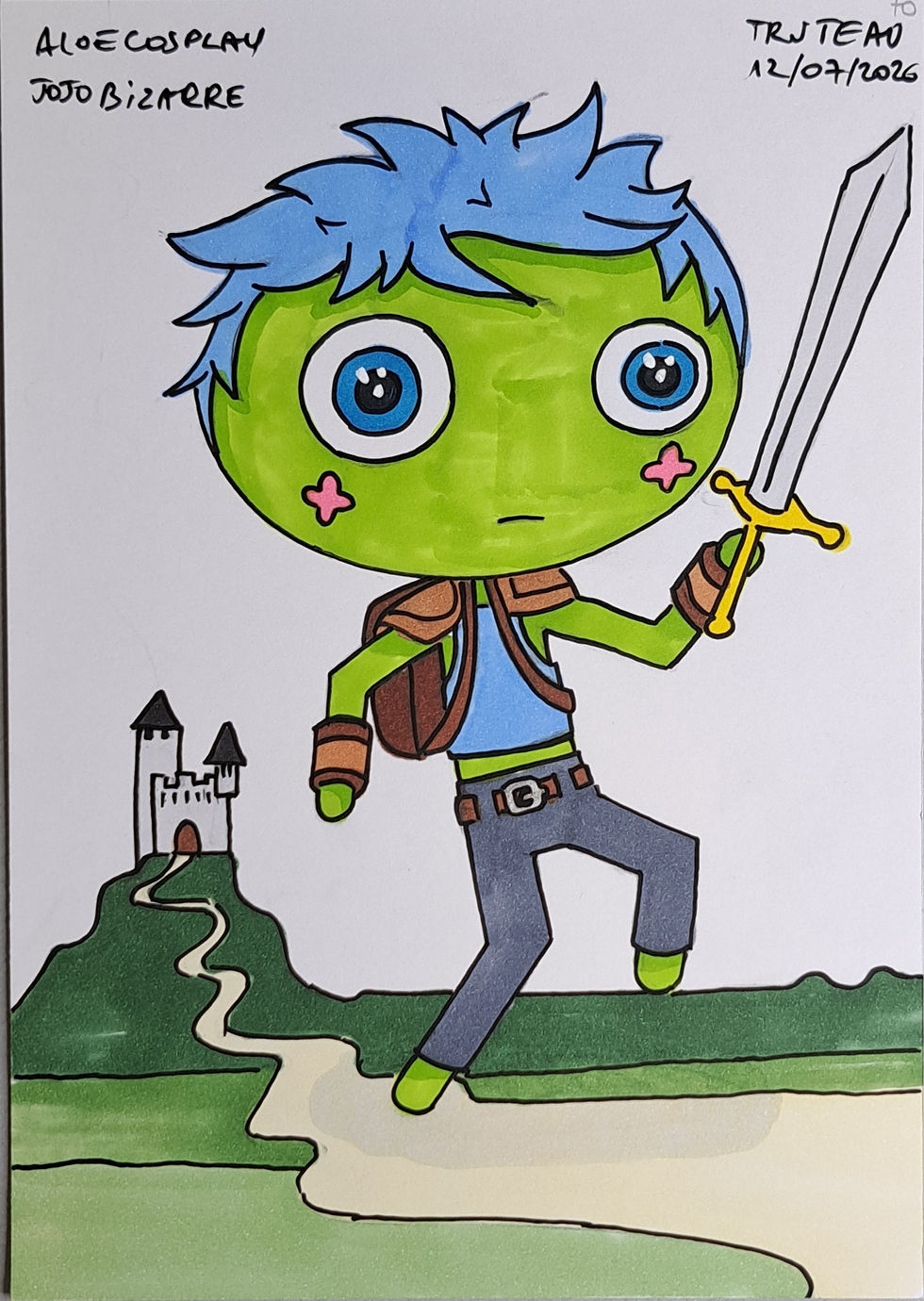 Dessin original Aloe Cosplay