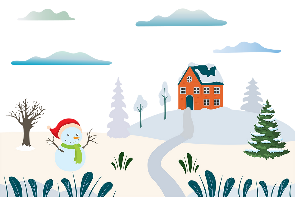 The snow is coming to your place.