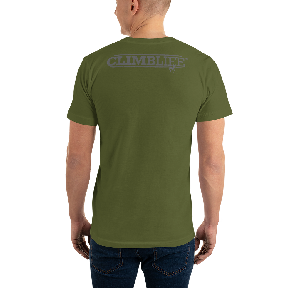 Thumbnail: ClimbLife™ Resist Gravity Grey Logo T-Shirt