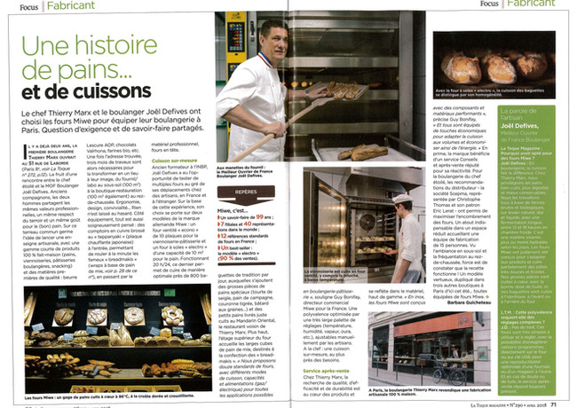 Une histoire de pain et de cuisson