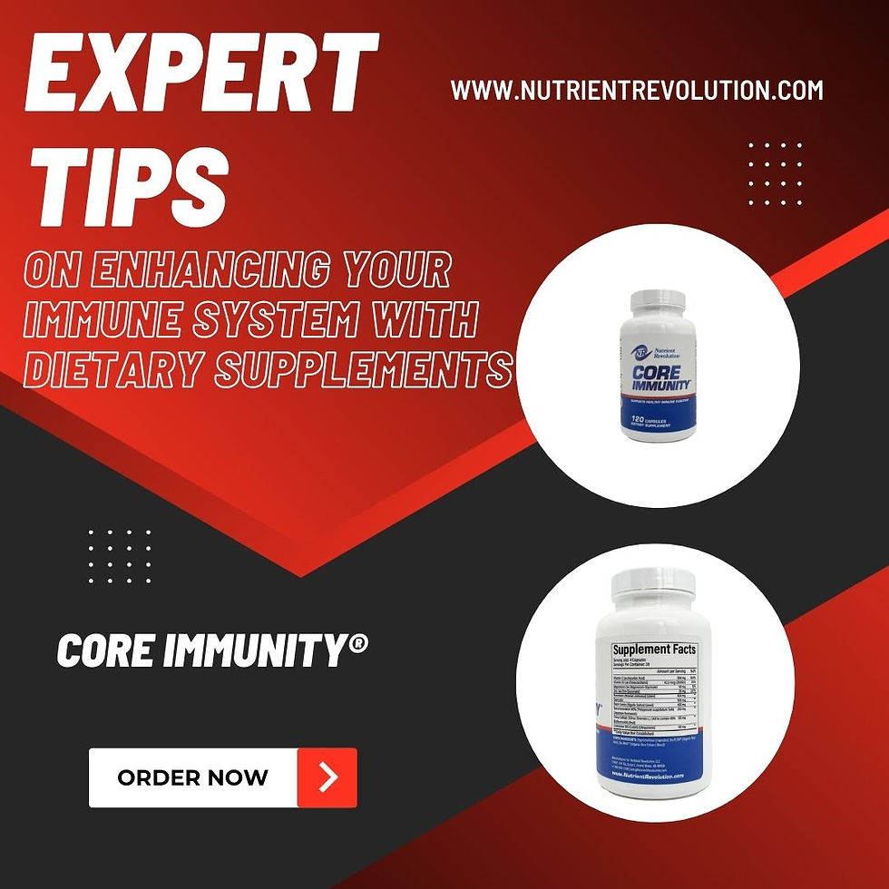 Expert Tips on Enhancing Your Immune System with Dietary Supplements
