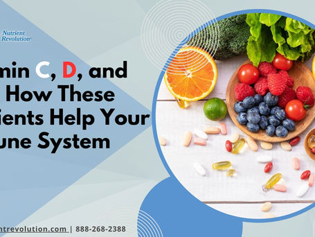 Vitamin C, D, and Zinc: How These Nutrients Help Your Immune System