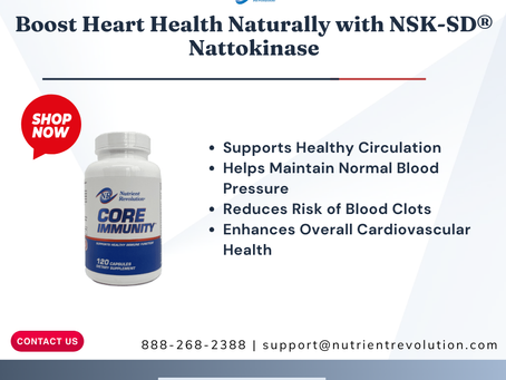 Boost Heart Health Naturally with NSK-SD® Nattokinase